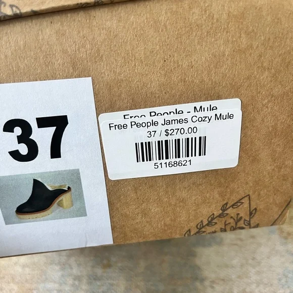 Free People James Cozy Mules Size 37 - Picture 2 of 14